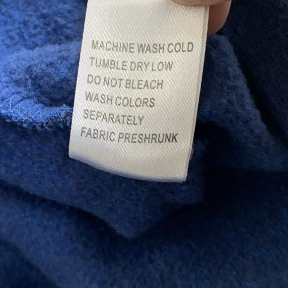 Disney Parks Mickey Mouse Blue Pullover Hoodie Sweater Women's Size Medium - Picture 7 of 8